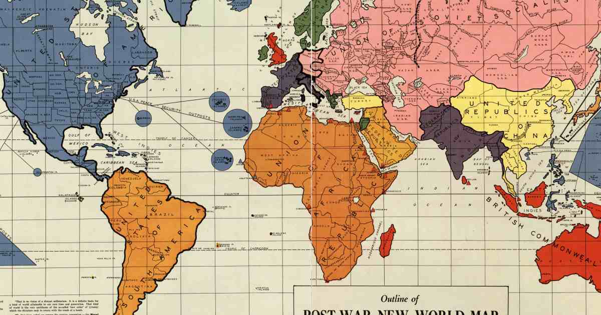 A 1942 Map of the New World Order