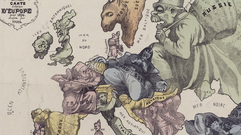 A Comedy Map of the War of 1870, Before it Happened - Big Think