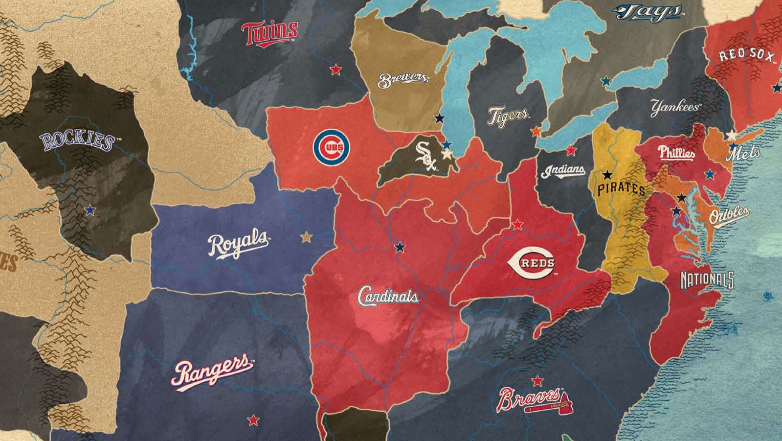 A Map of the United Countries of Baseball Big Think
