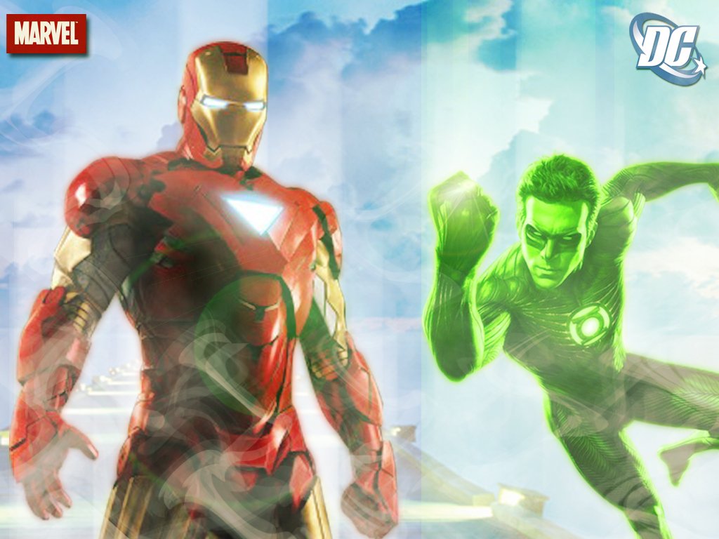 green lantern vs iron man