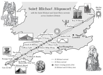 Ley Lines Map Dorset St. Michael Alignment Is England's Most Famous Ley Line. But Is It Real? -  Big Think