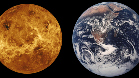 Venus Earth comparison