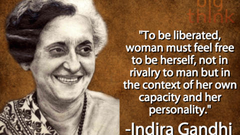 Indira Gandi Xxx Video - Indira Gandhi on Women's Liberation - Big Think
