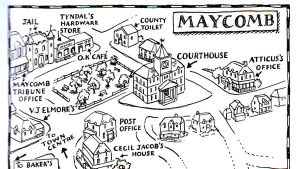 Map Of Maycomb County To Map A Mockingbird - Big Think