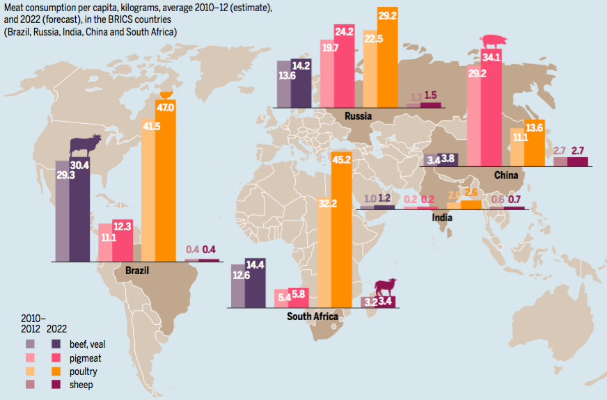 Raw Data from the Meat Atlas - Big Think