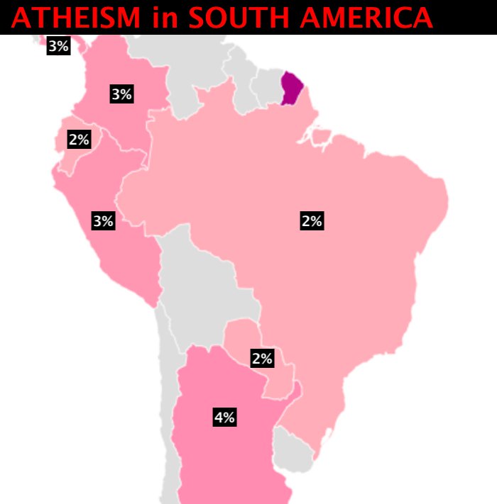 China and Europe stand out on world map of atheism - Big Think