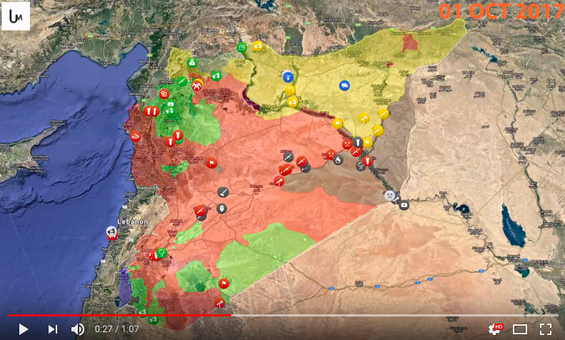 22 months of Syria's civil war condensed into a 1-minute video - Big Think