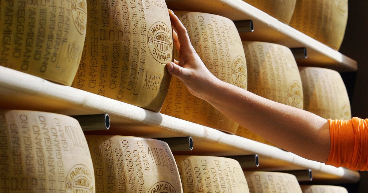 This Bank In Italy Holds Almost Half A Million Wheels Of Cheese