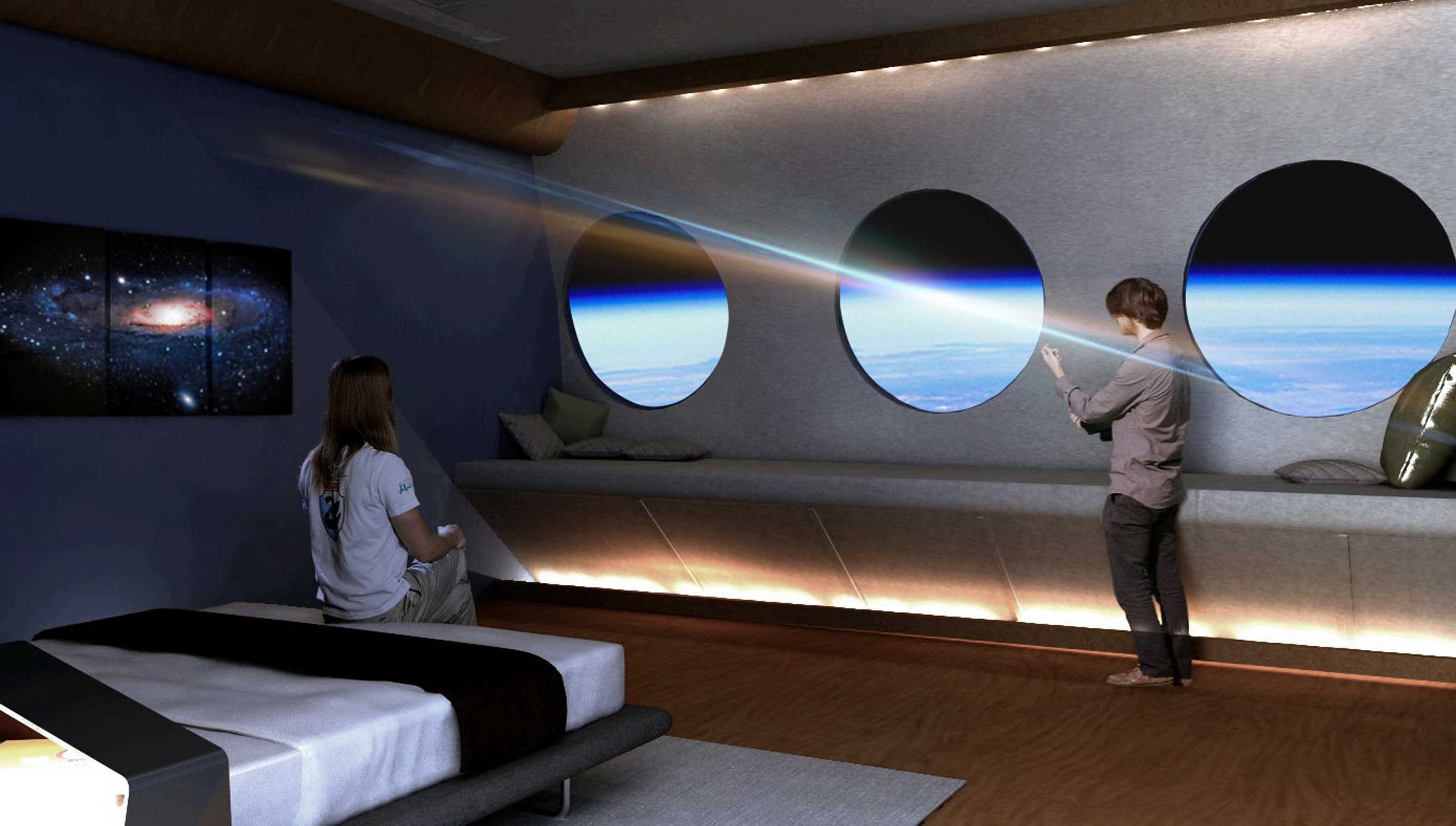 space station interior concept resort
