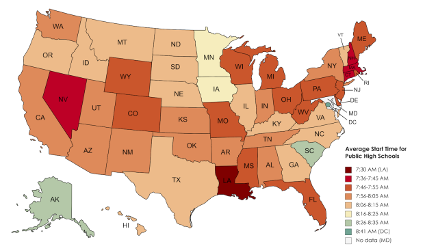 Map Of Where I Am Here's How Early School Begins – And Why It Is Bad For Students - Big Think