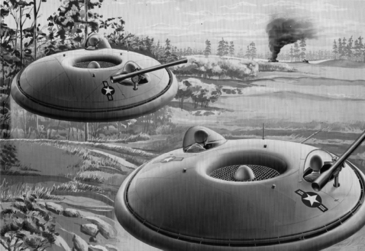 WW2 Picture Photo Secret Photos of Nazi German UFO Hauzbu in Batle  2896 