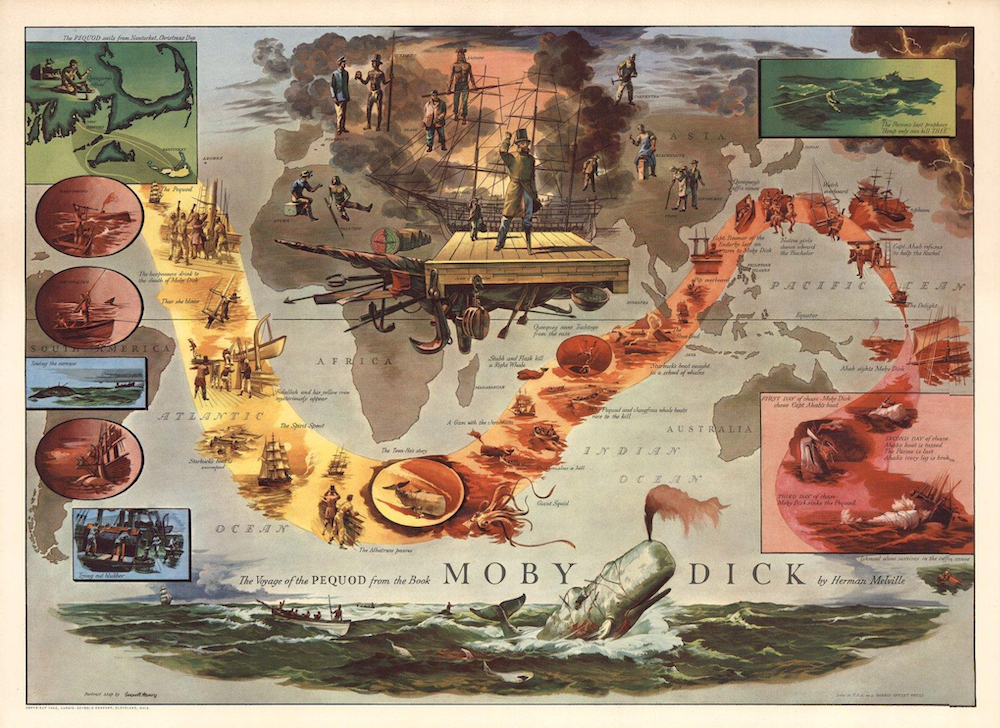 GeoGarage Blog Don T Even Try To Read Moby Dick Without This Map   Main 