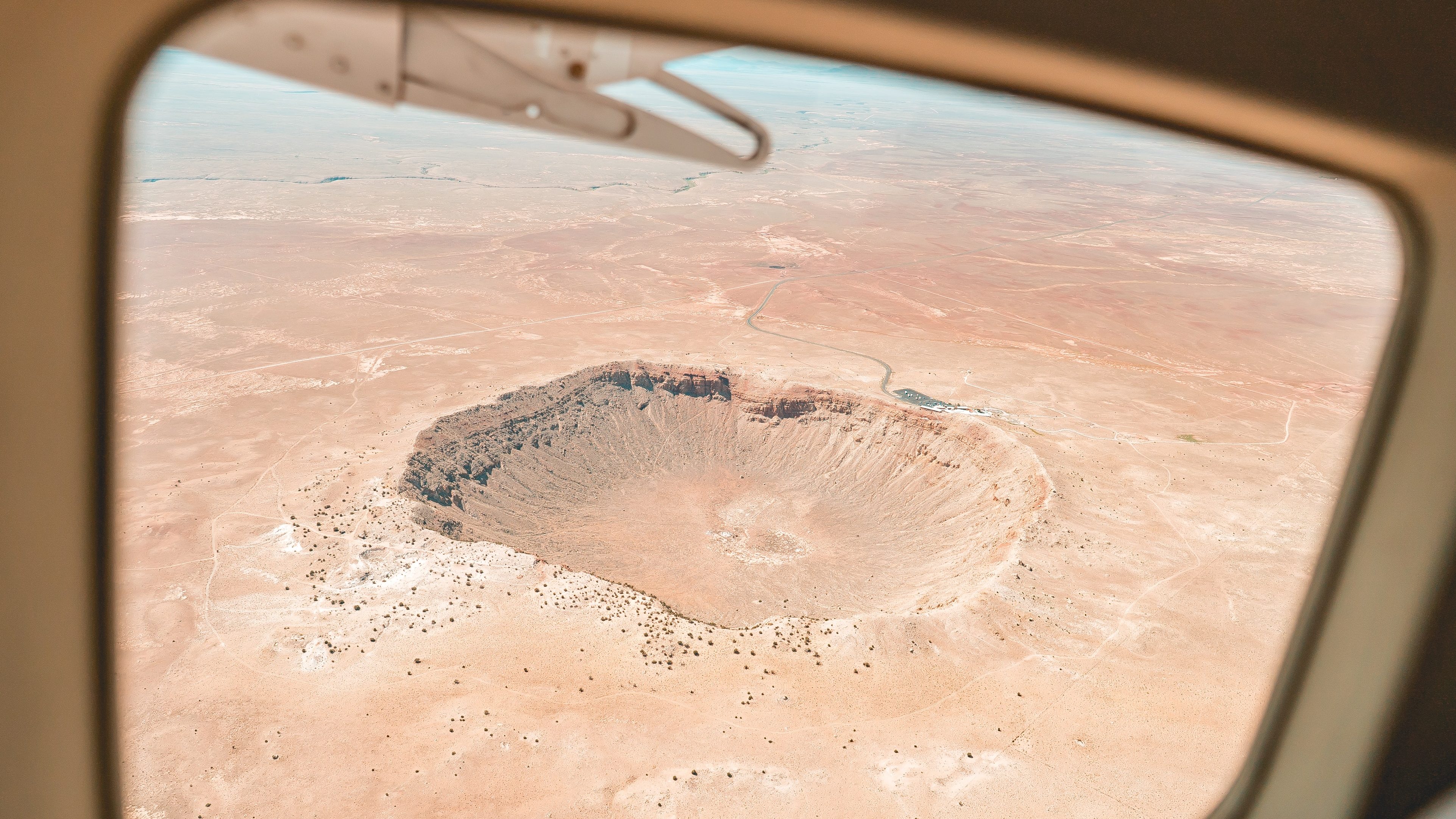 A giant space rock demolished an ancient city, illustrated here by a crater