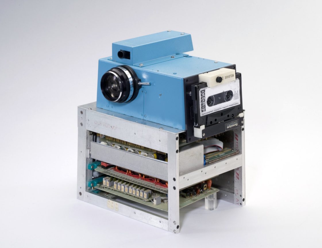 The first digital camera, designed by intrapreneur and engineer Steven Sasson in 1975.