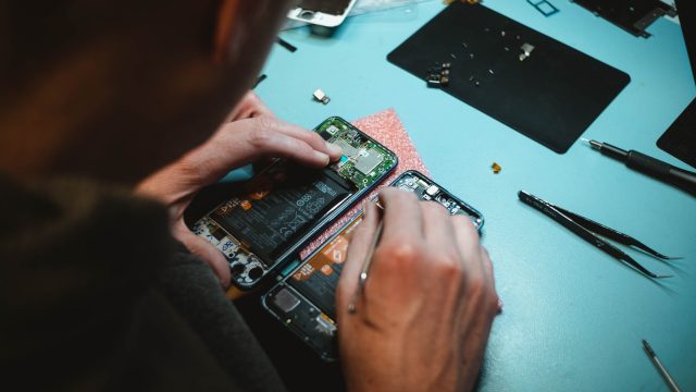 Repair old phones rather than recycling them.