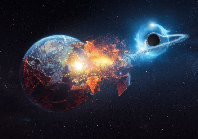 What will happen when a black hole hits Earth? - Big Think