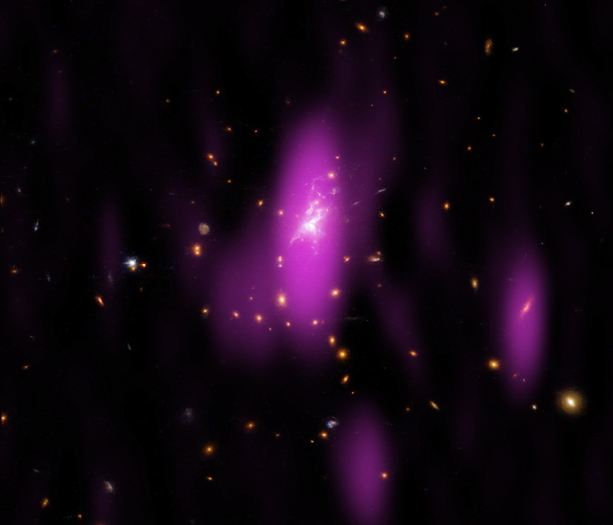 x-ray phoenix cluster hot gas