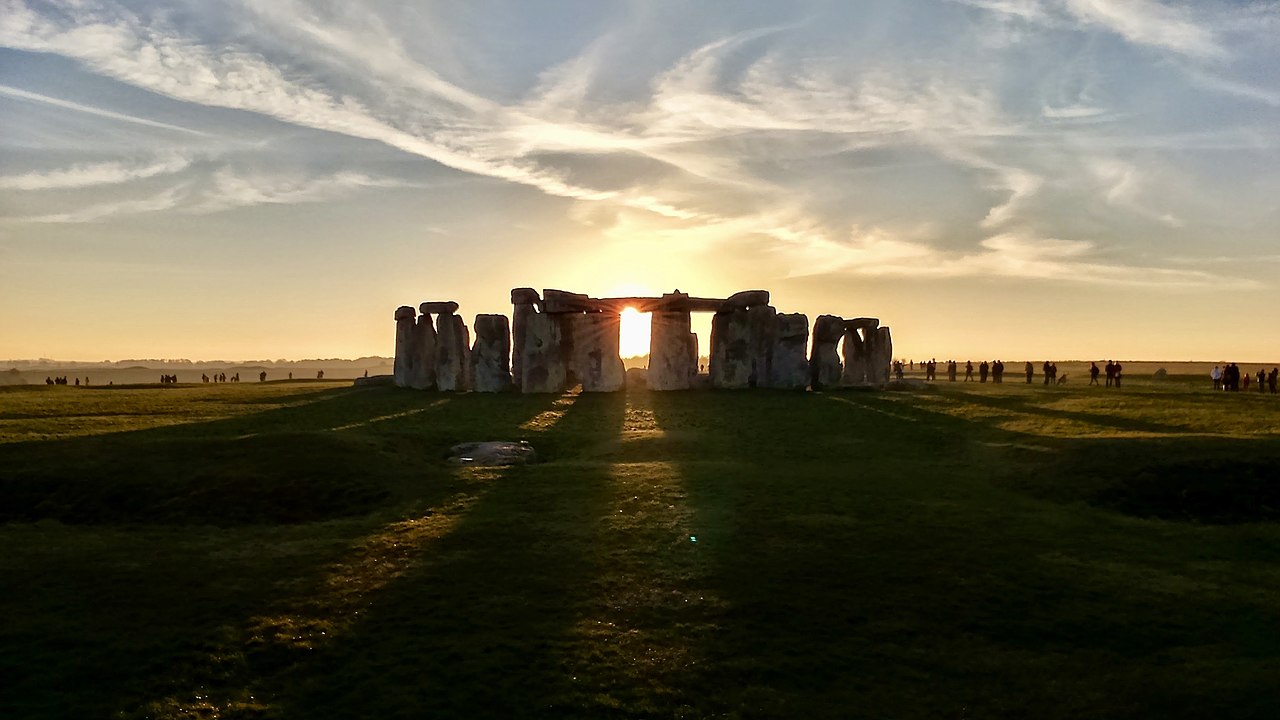 Stonehenge at sunset