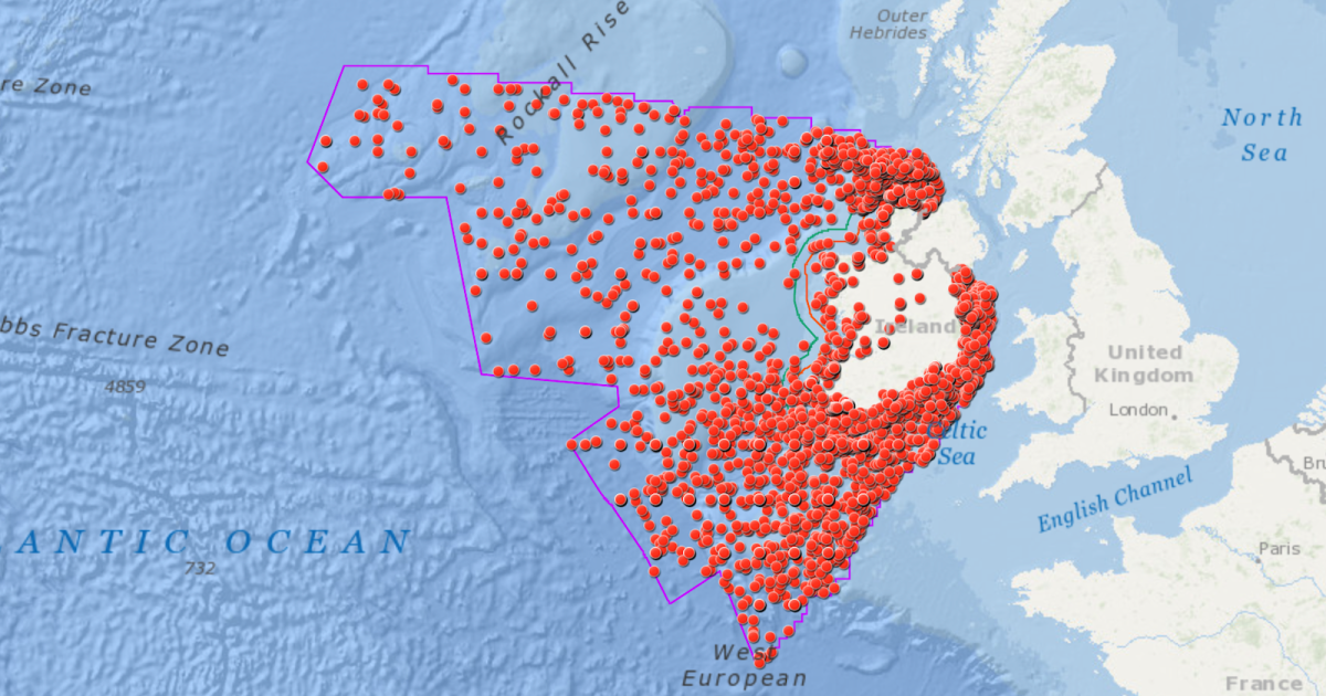 Map Of Boats At Sea A Map Of Irish Shipwrecks, Littered With Thousands Of Stories - Big Think