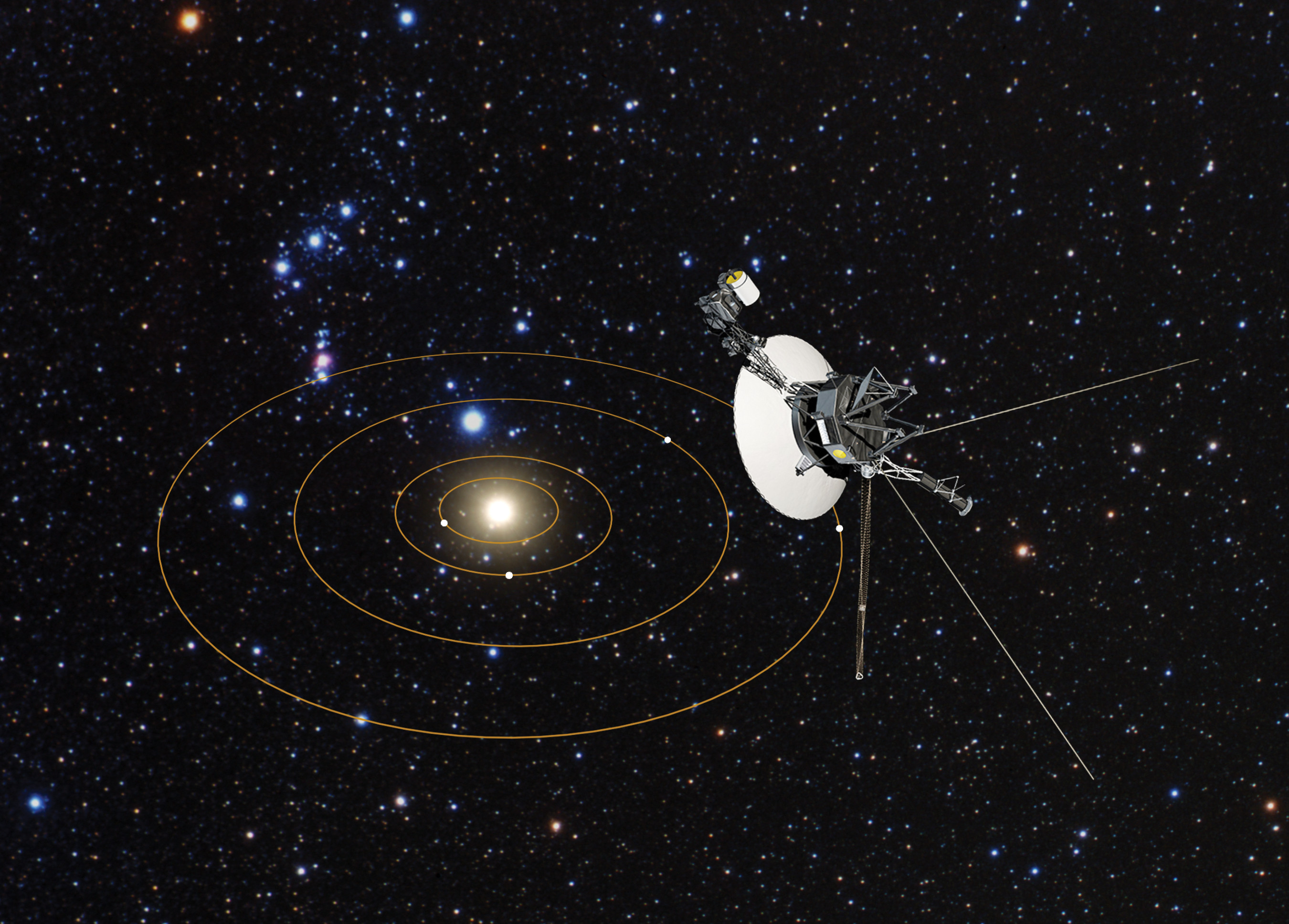 Voyager 1 verliet het zonnestelsel.  Zullen we er ooit overheen komen?