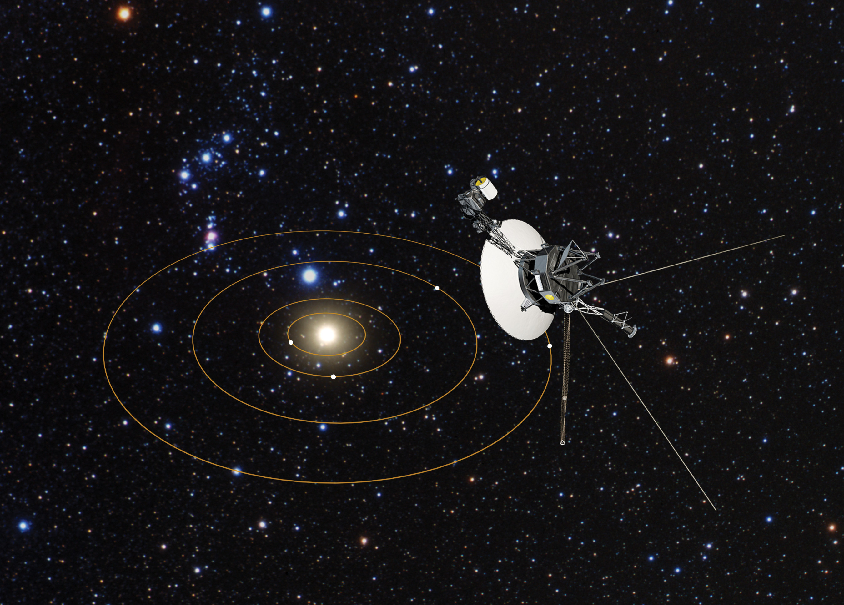 voyager spacecraft disk