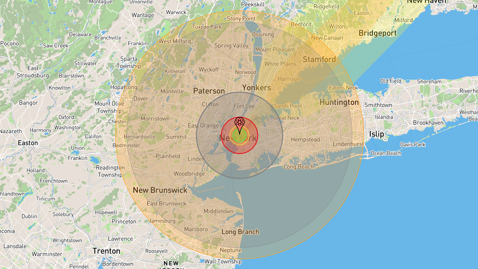 Nuke your city with this interactive map Big Think