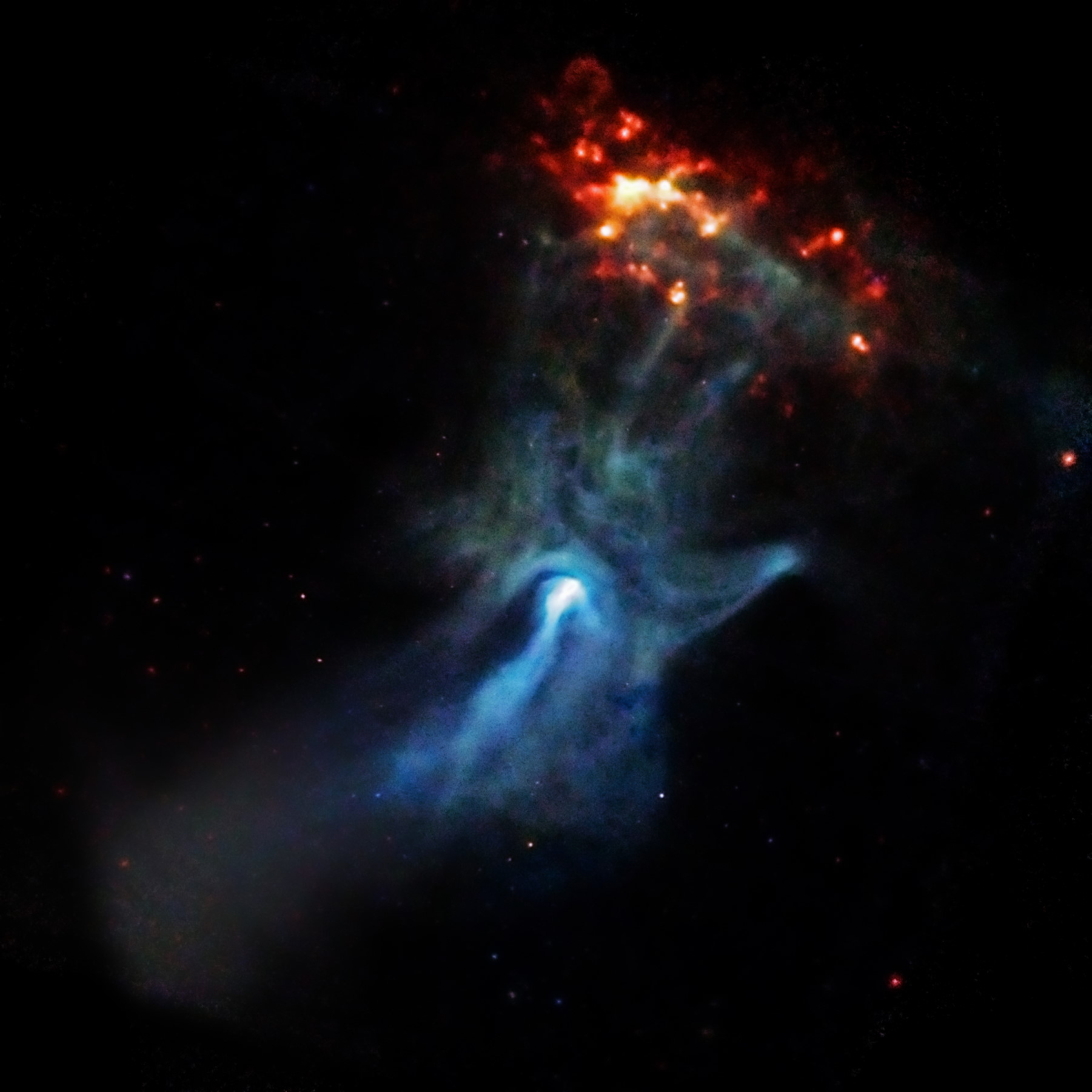 Hand of God Wind Nebula Pulsar