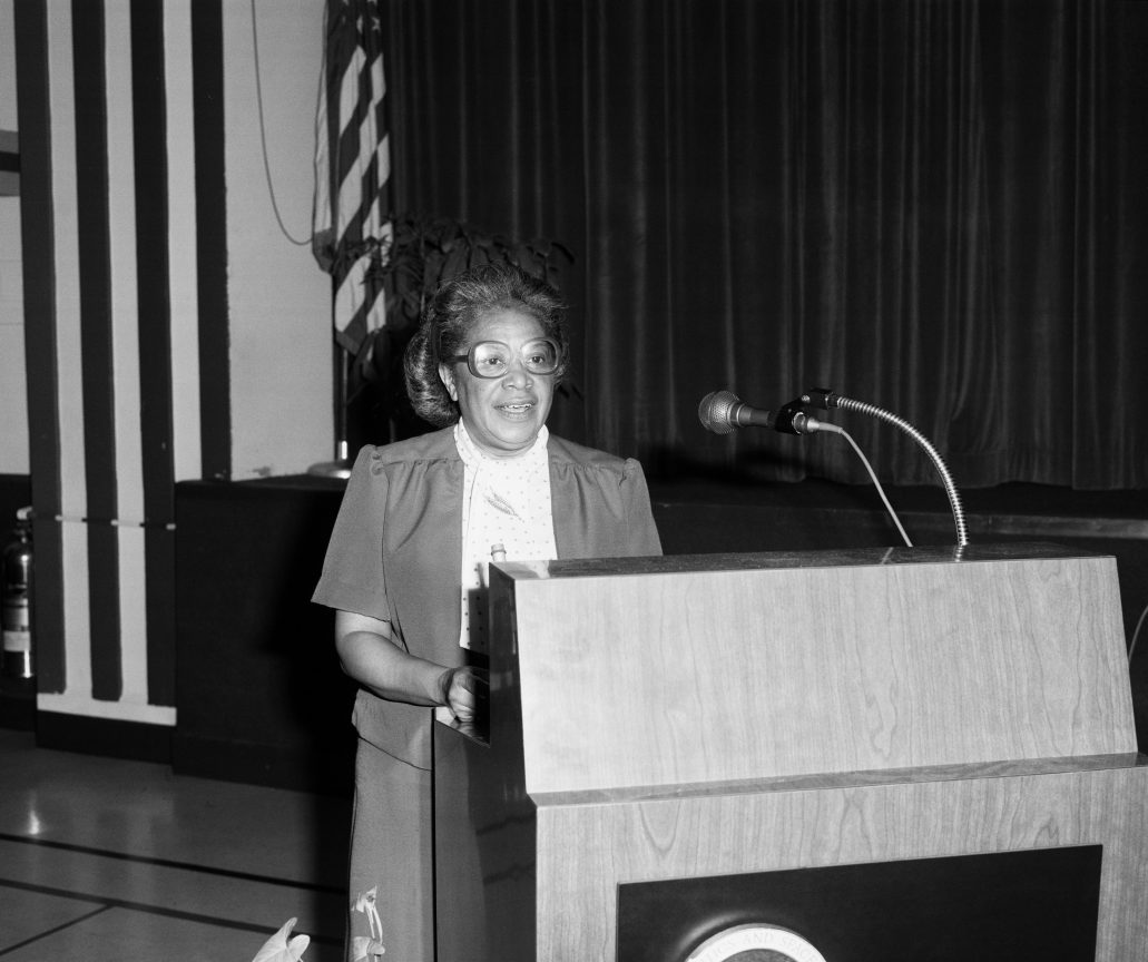Mary W. Jackson presenting at the Federal Women's Program