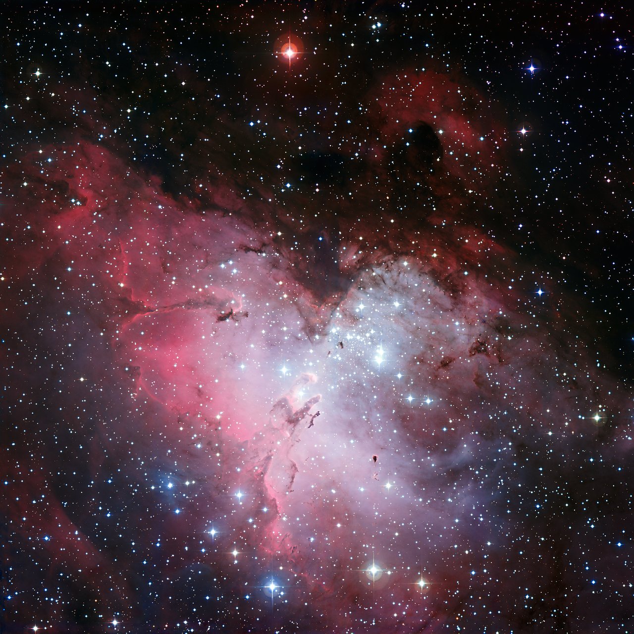 Wide field of the Eagle Nebula