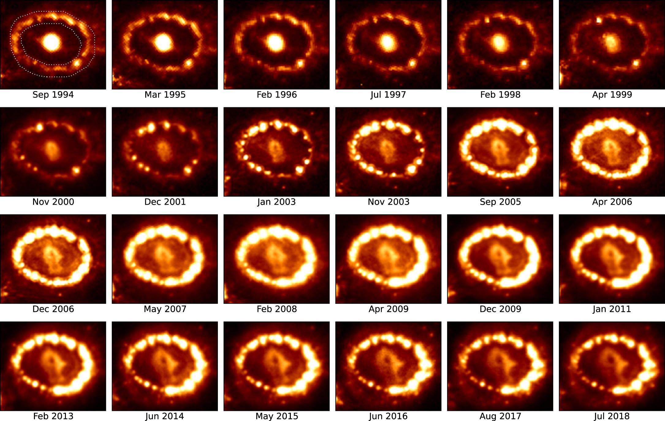 SN 1987a Чандра Рентген