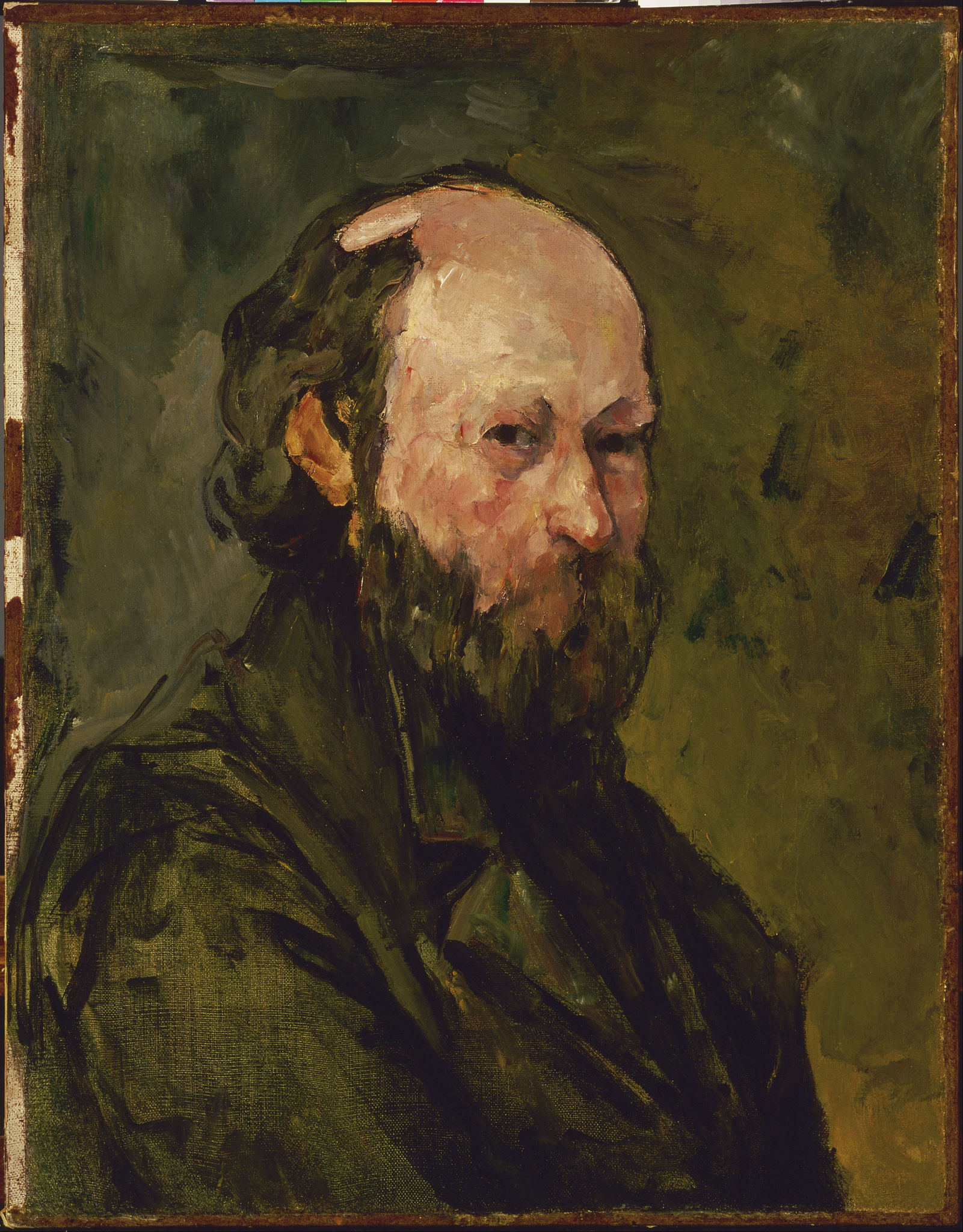 A self-portrait of Paul Cézanne
