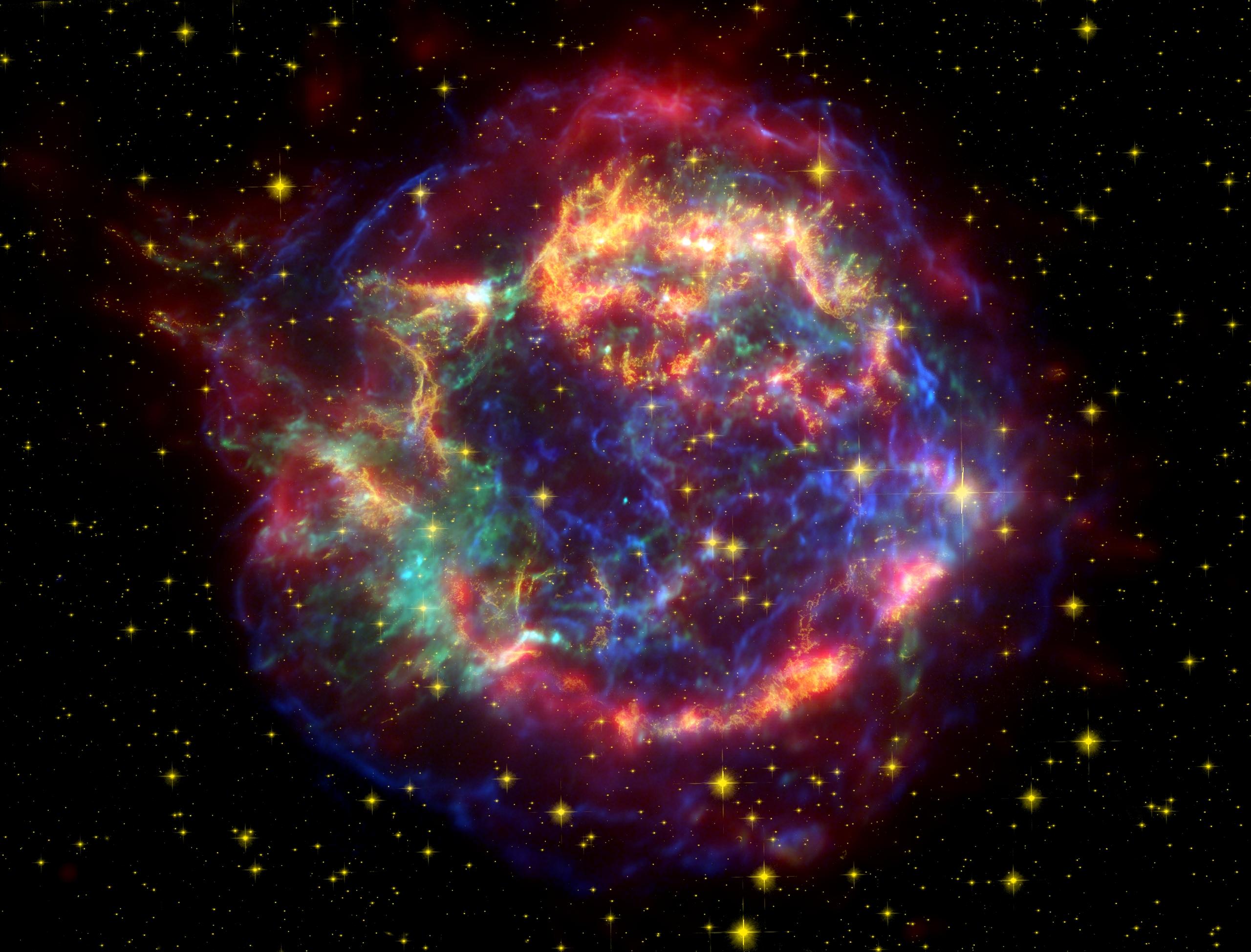 Elementos Cas Restos de rayos X de Chandra