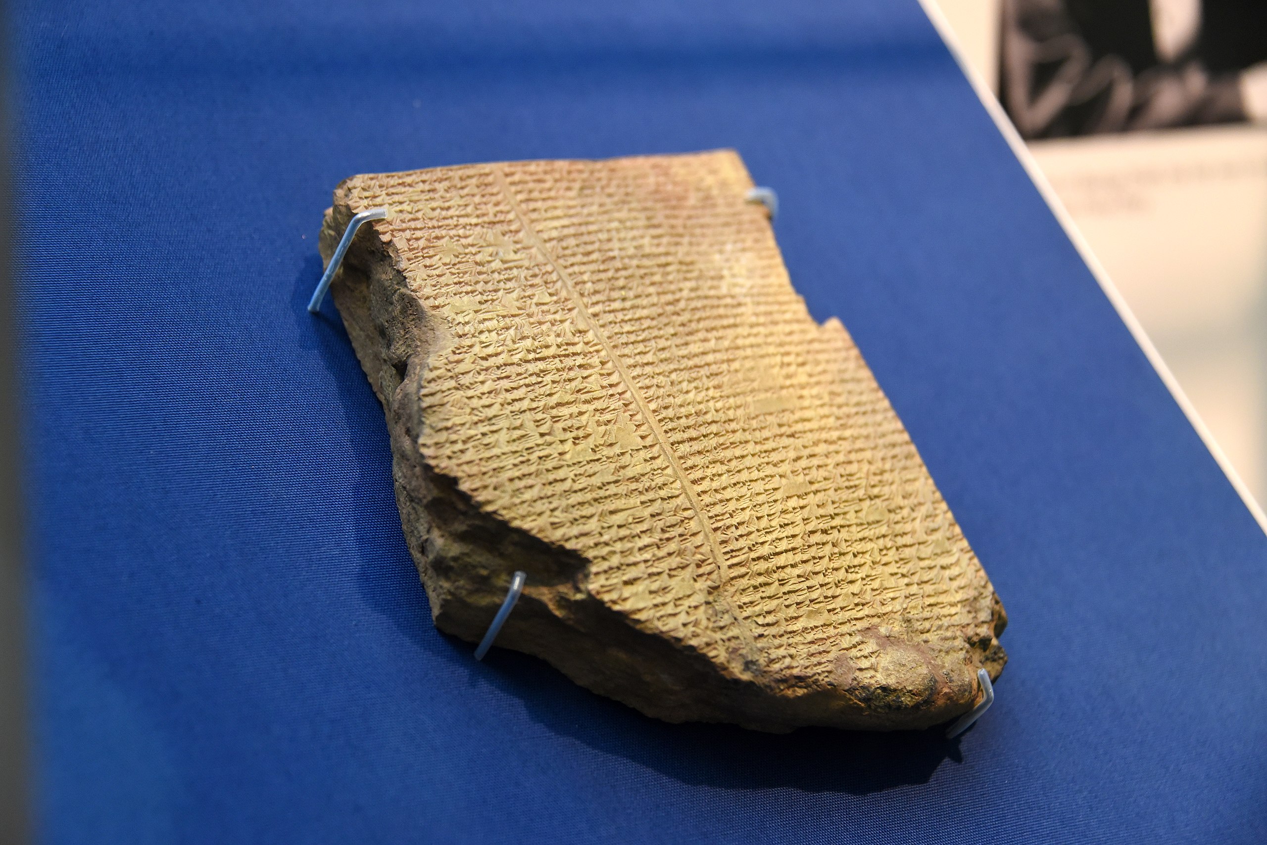 The tablet containing the flood story from the Epic of Gilgamesh.