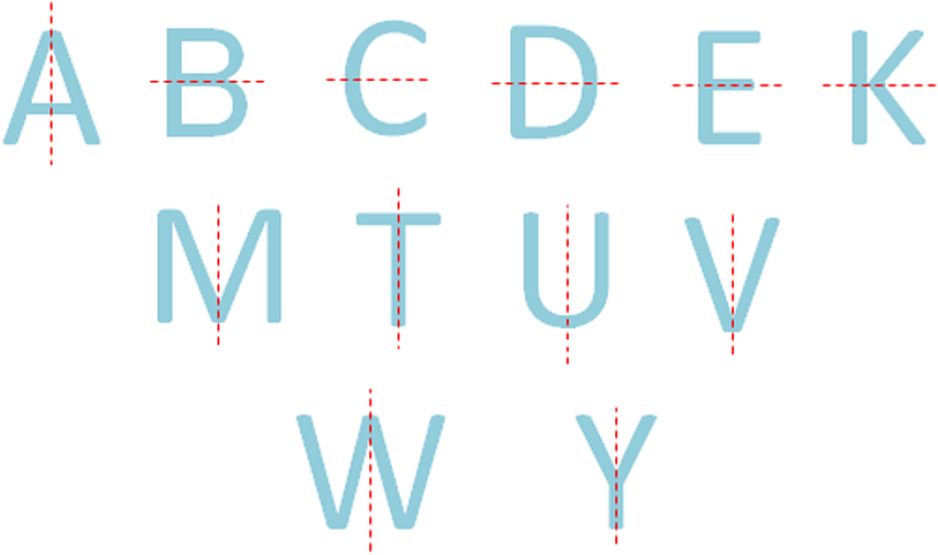 Letters mirror symmetry