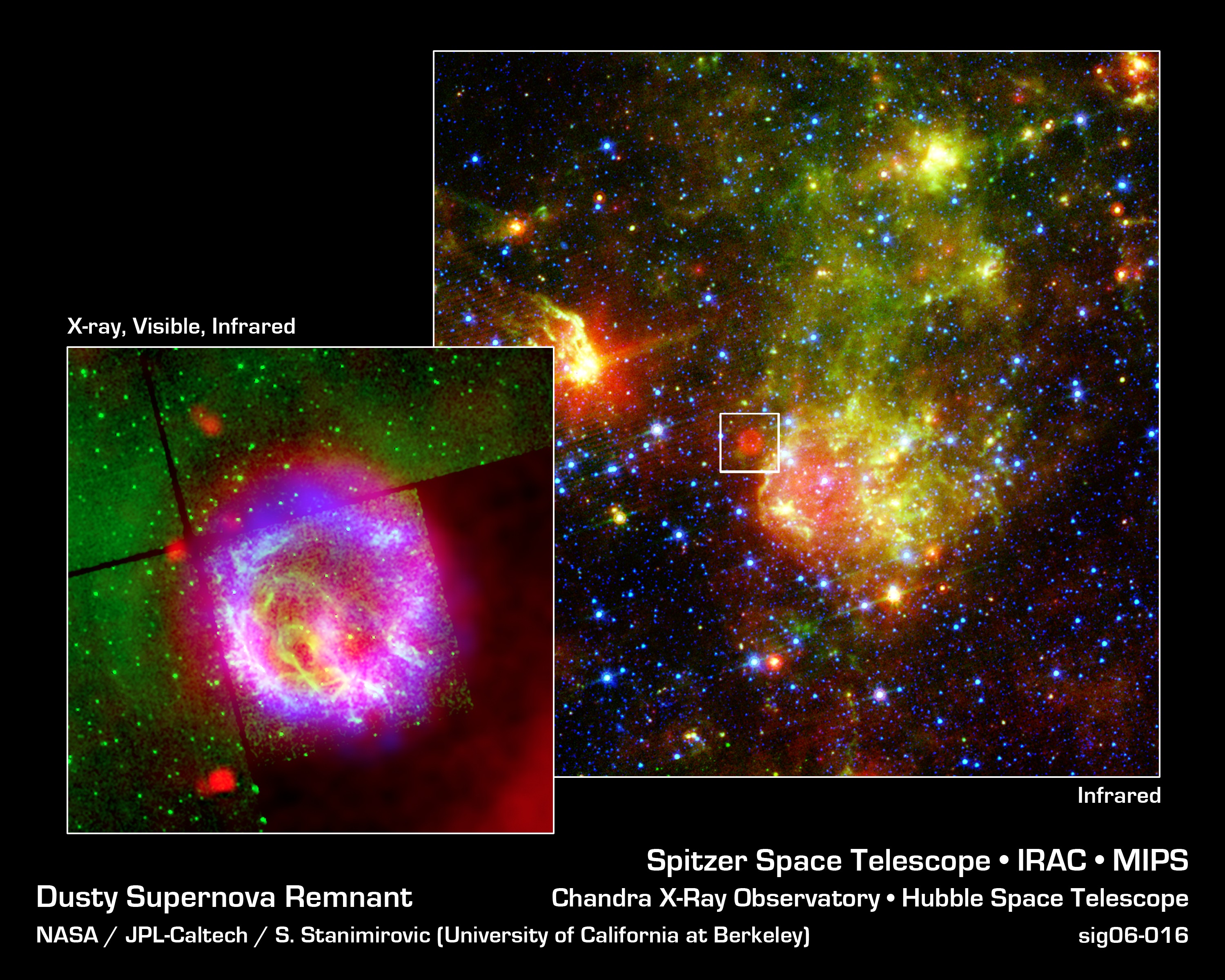 supernova remnant star formation spitzer