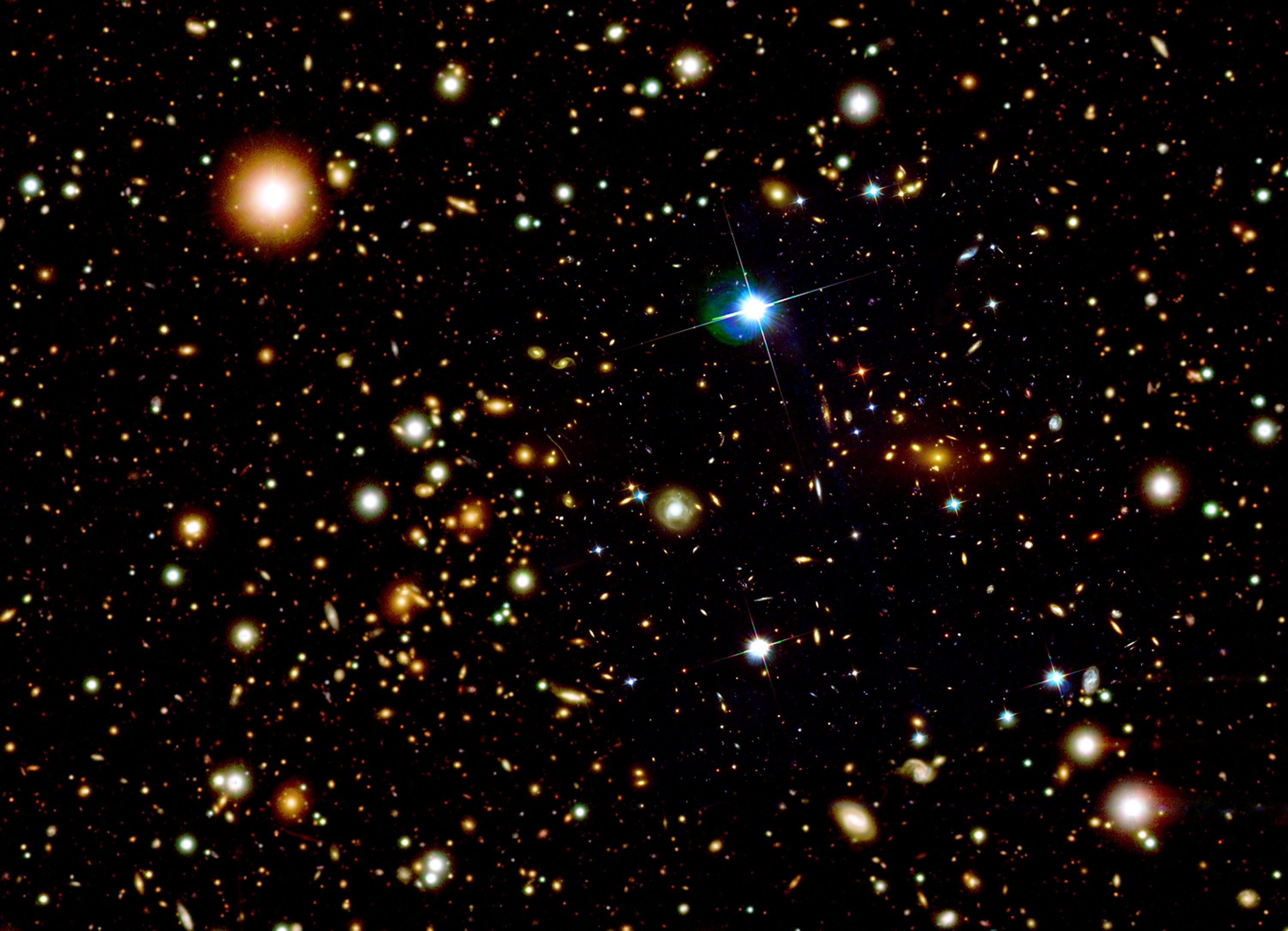 optical bullet cluster HST magellan