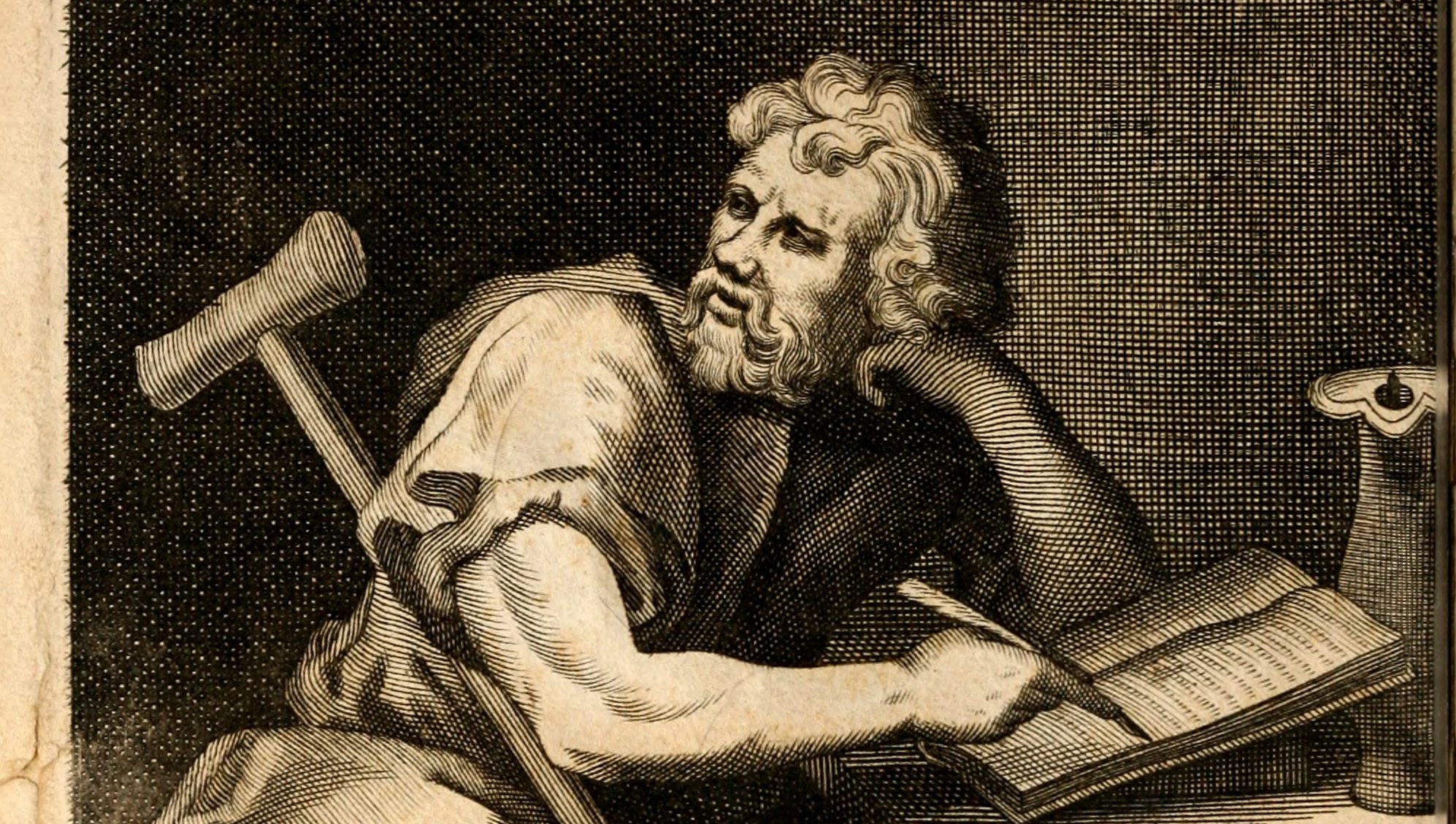 An imaginary portrait of the Stoic philosopher Epictetus
