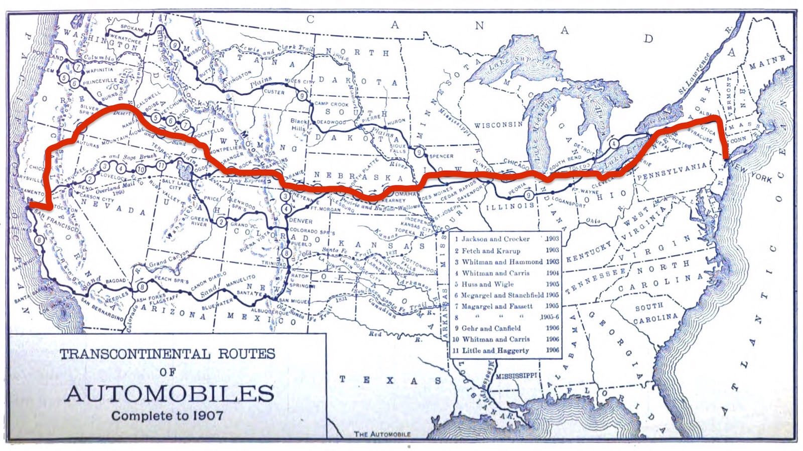 The coast-to-coast road trip is 120 years old - Big Think