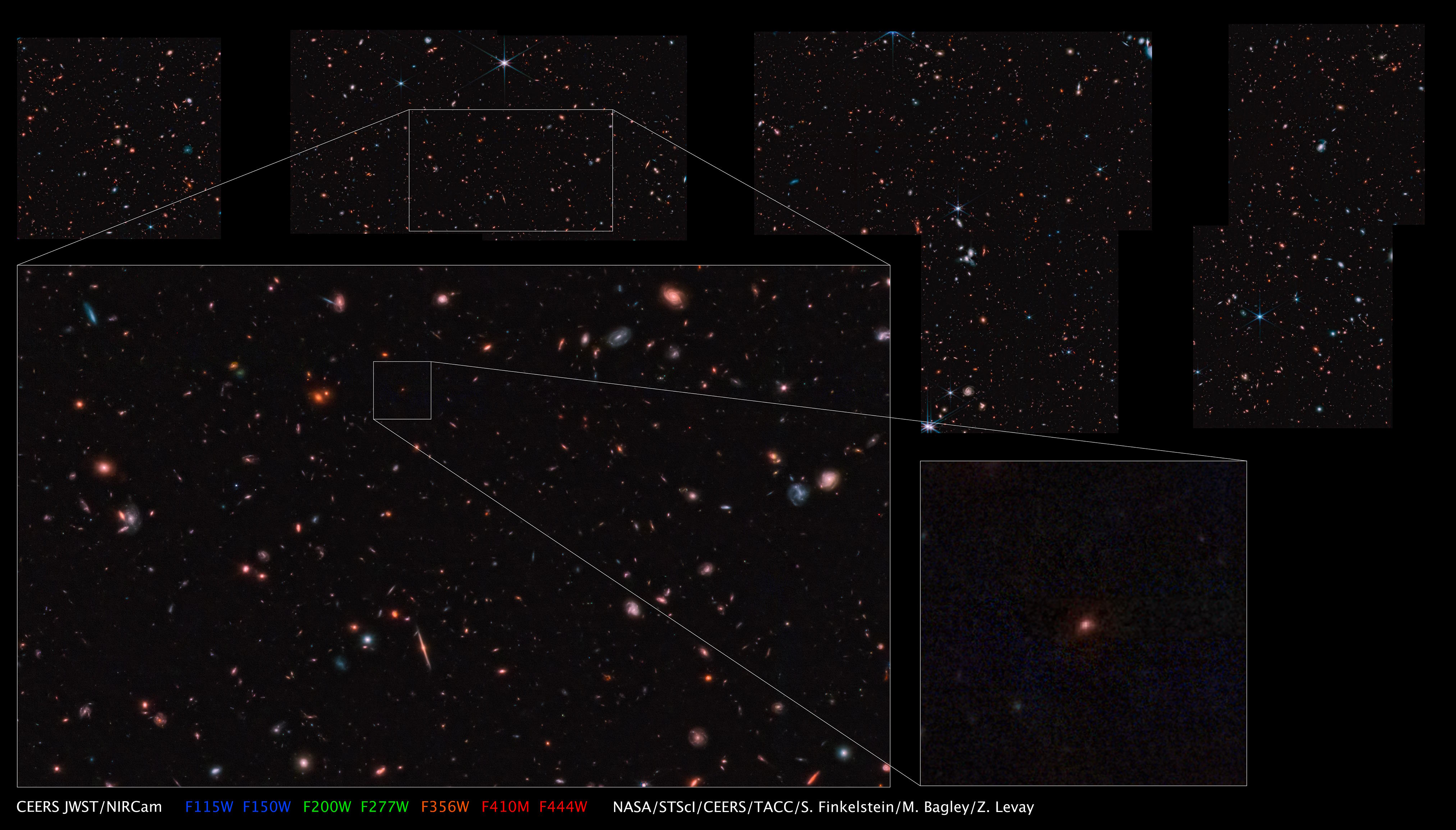 La galaxia de Maisie CEERS JWST
