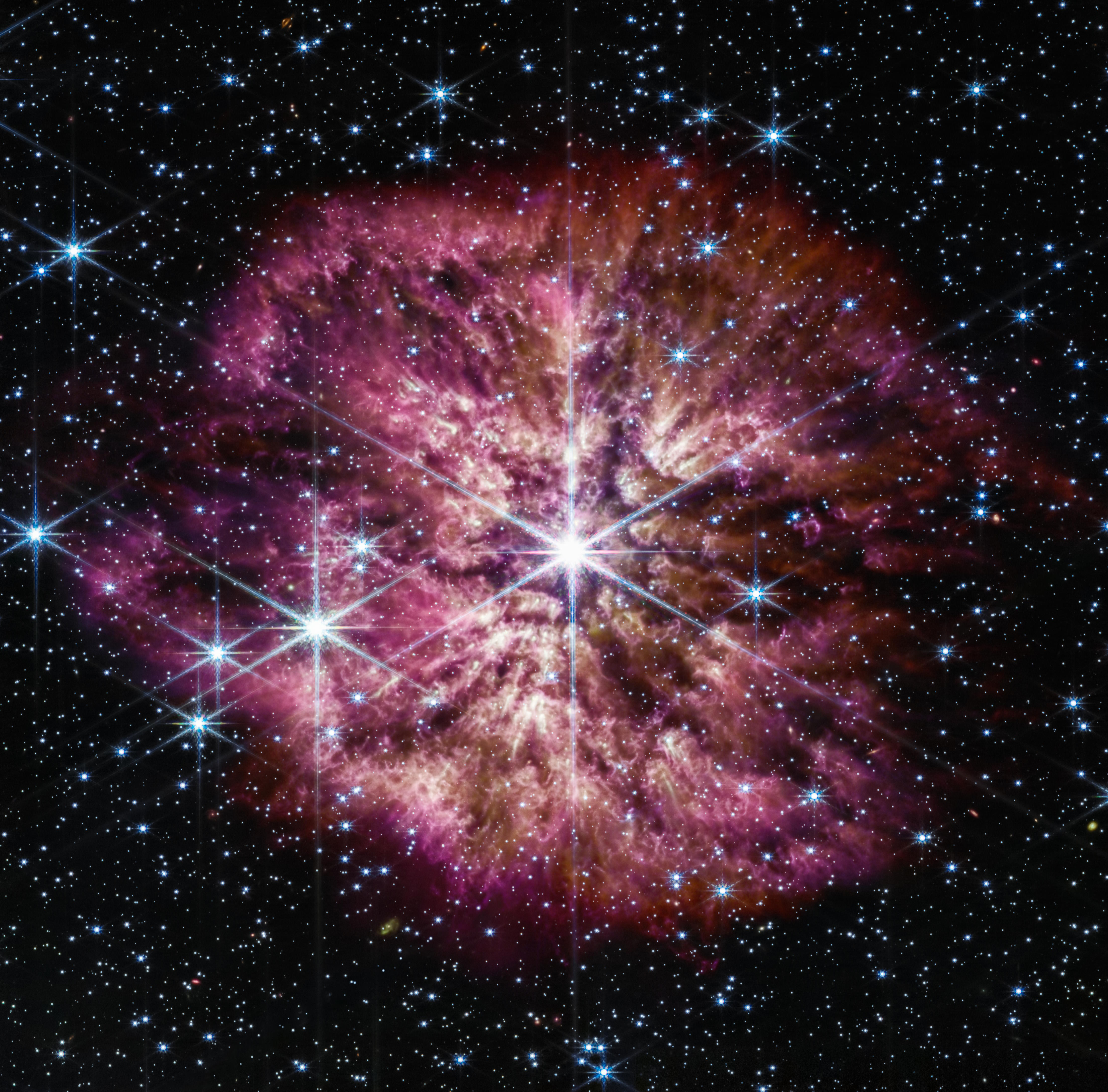 supernova explosion natural color