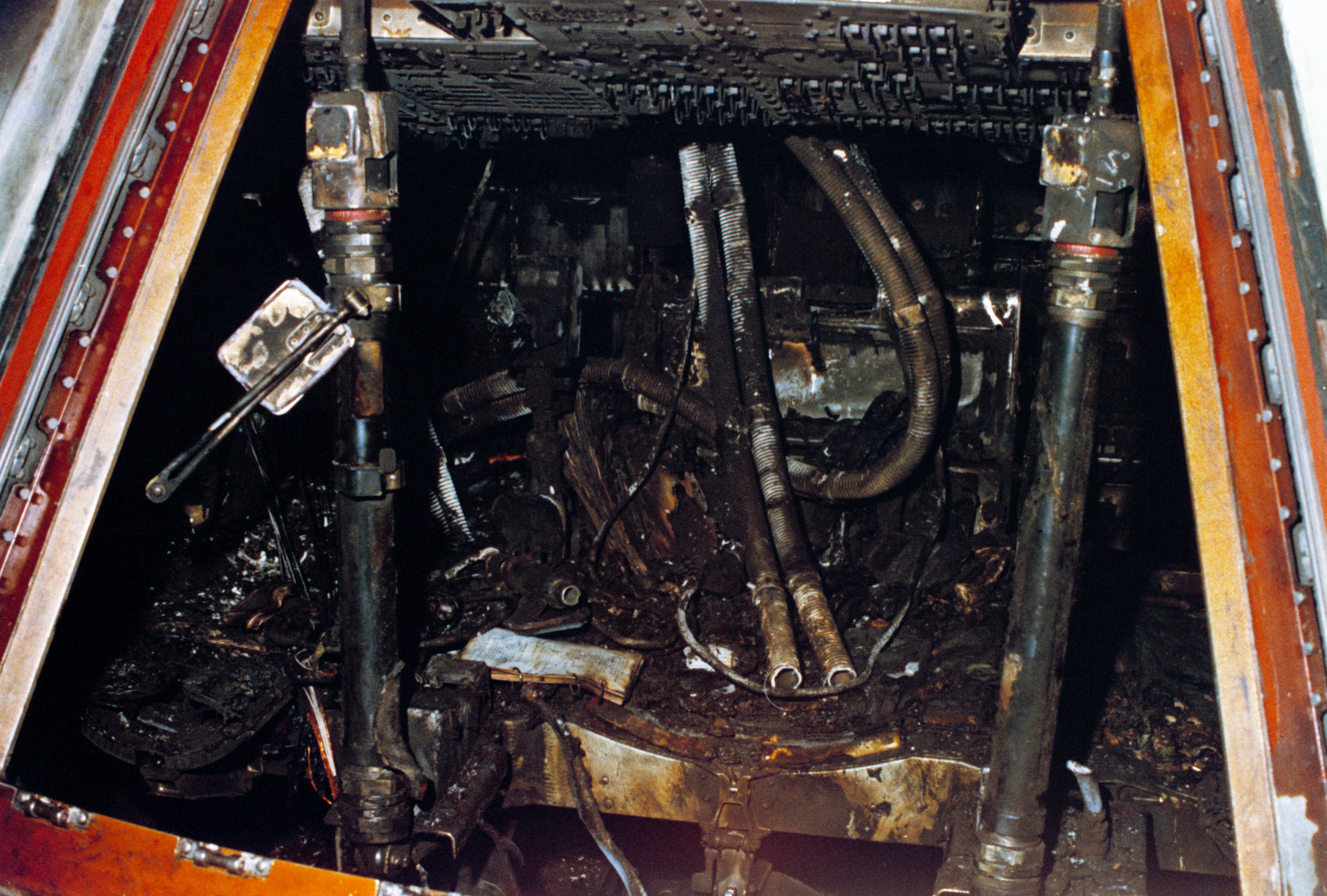 remains Apollo 1 fire