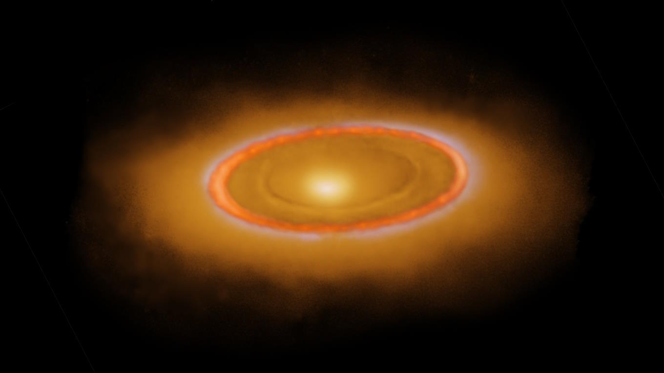 composite JWST ALMA HST Fomalhaut