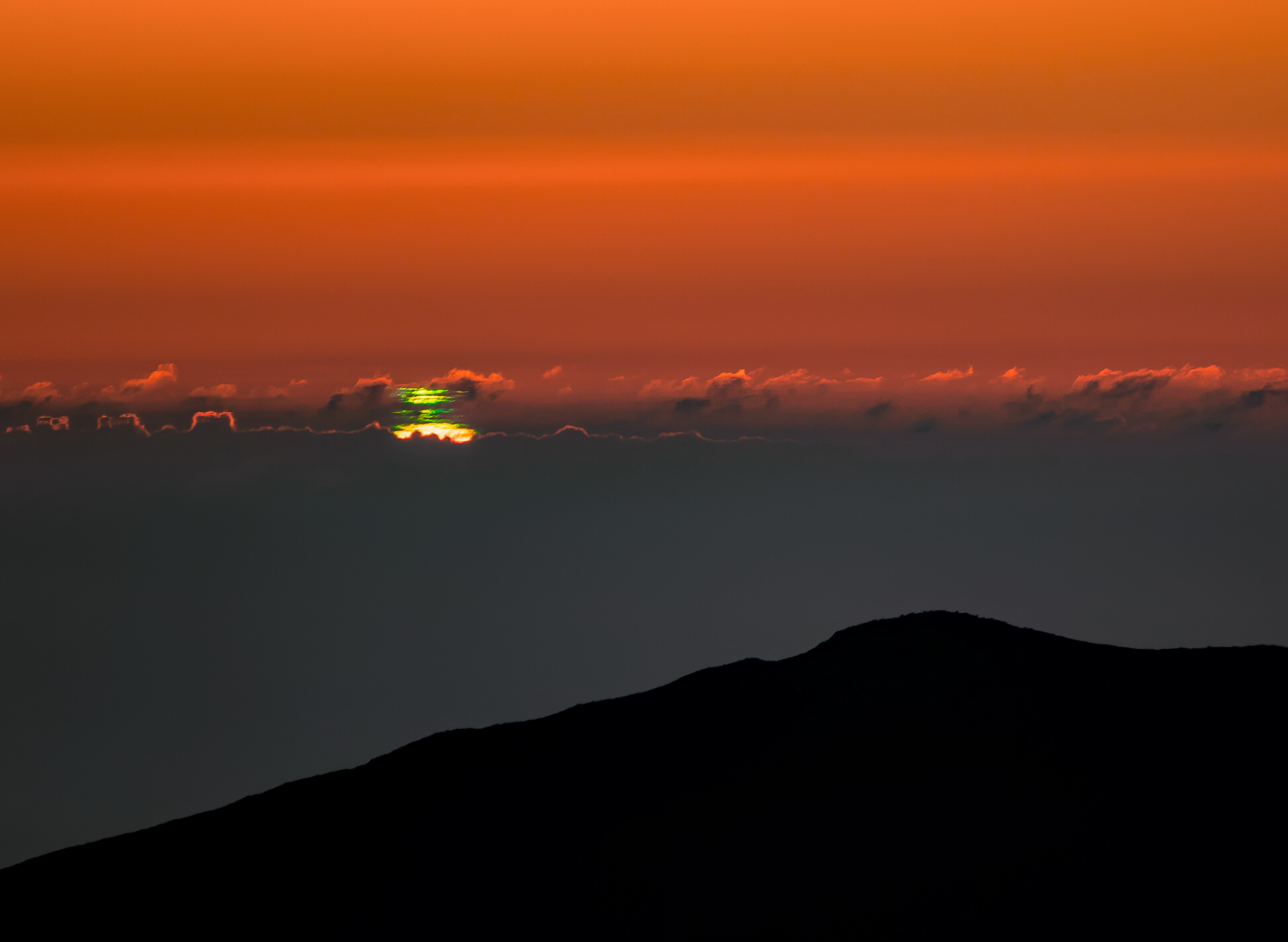 green flash sunset