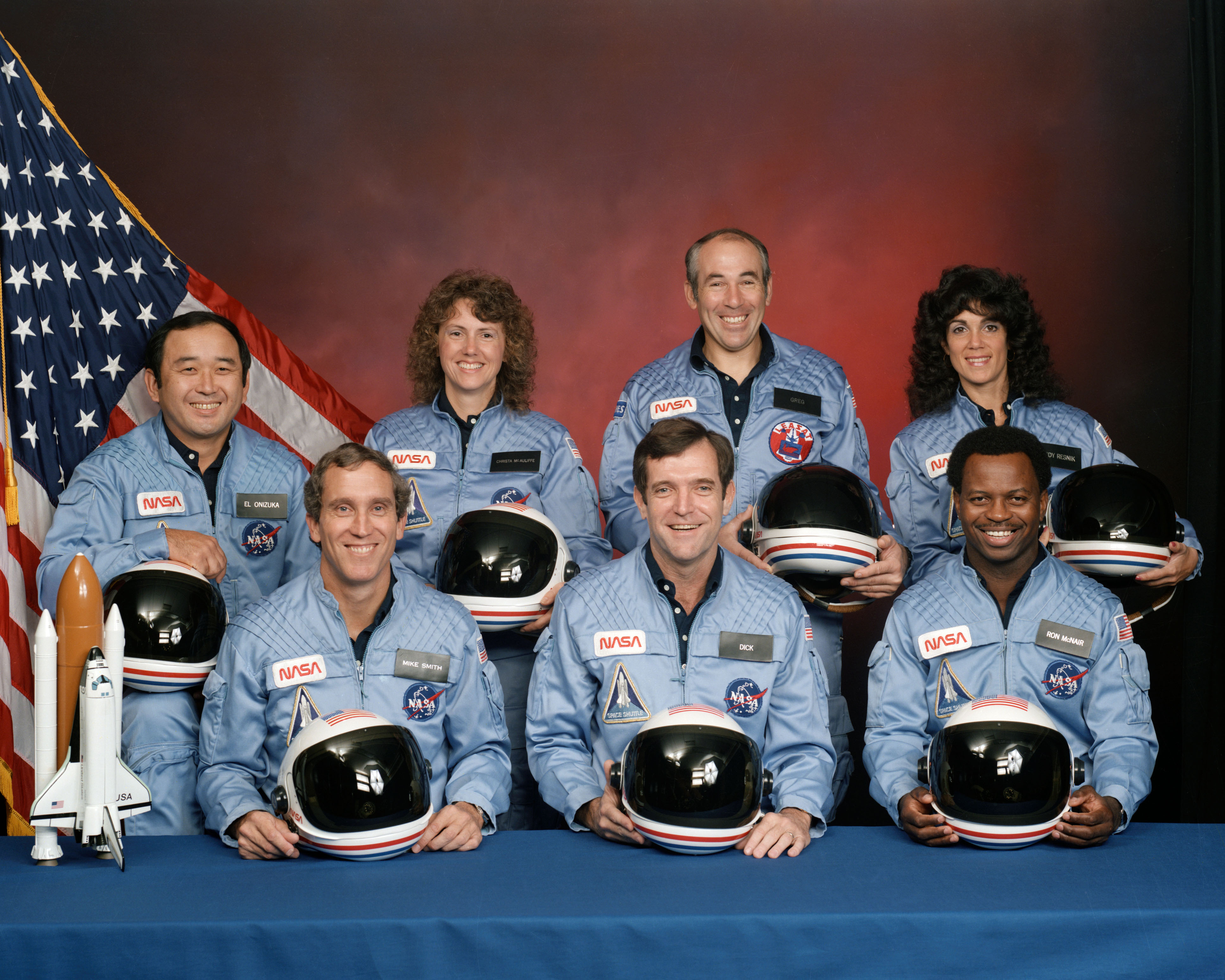 NASA space shuttle challenger crew