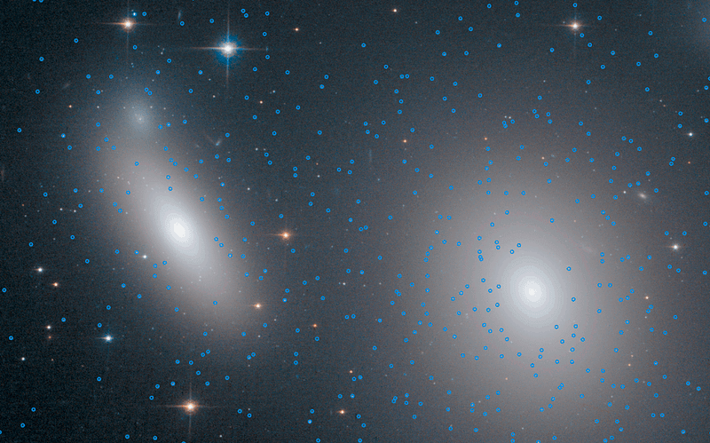 NGC 1277 e NGC 1278 Perseo
