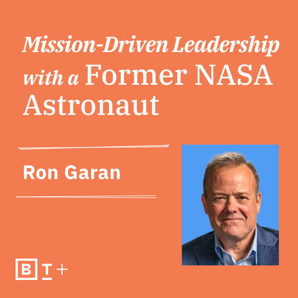 mission driven leadership with a former nasa astronaut.
