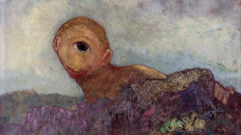 Odilon Redon's 1914 oil painting, "The Cyclops"