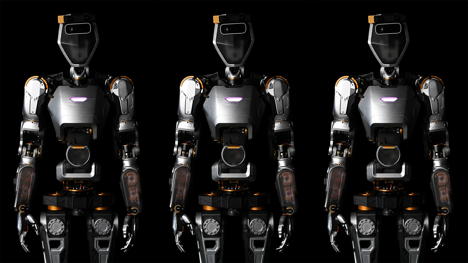 three robots