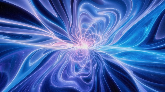 a computer generated image of a quantum mechanics phenomenon.