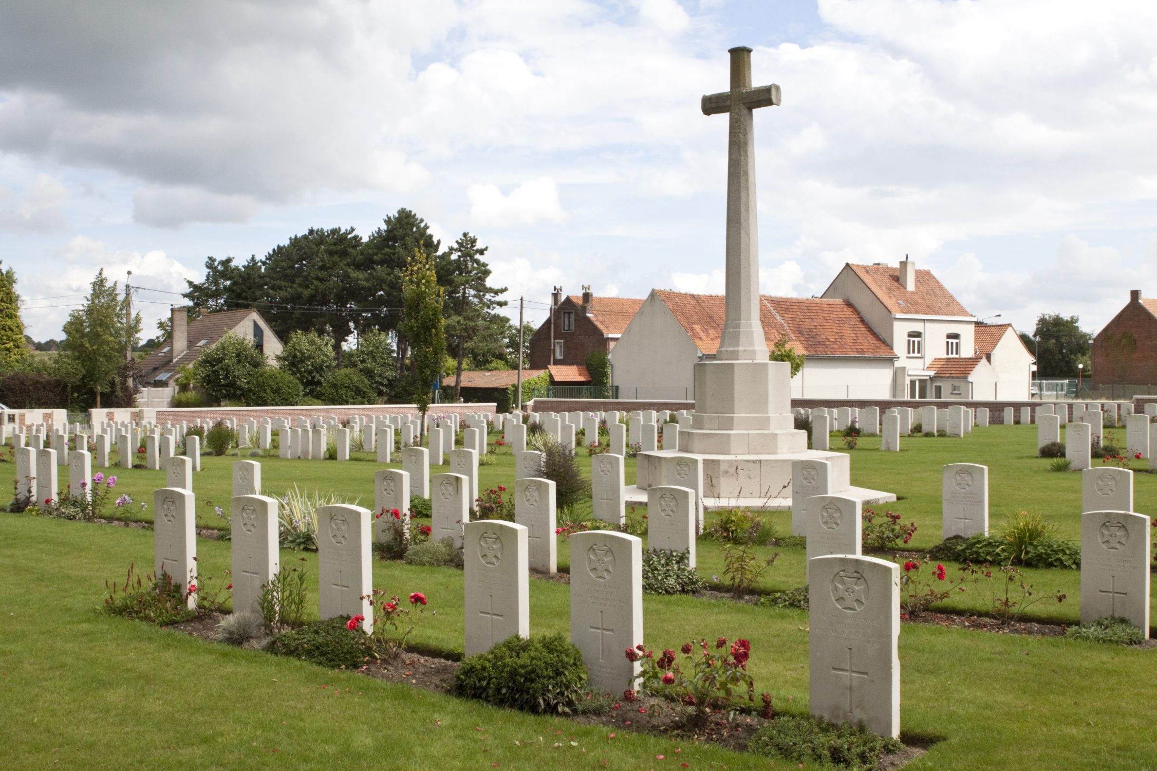 A graveyard in in Belgium.